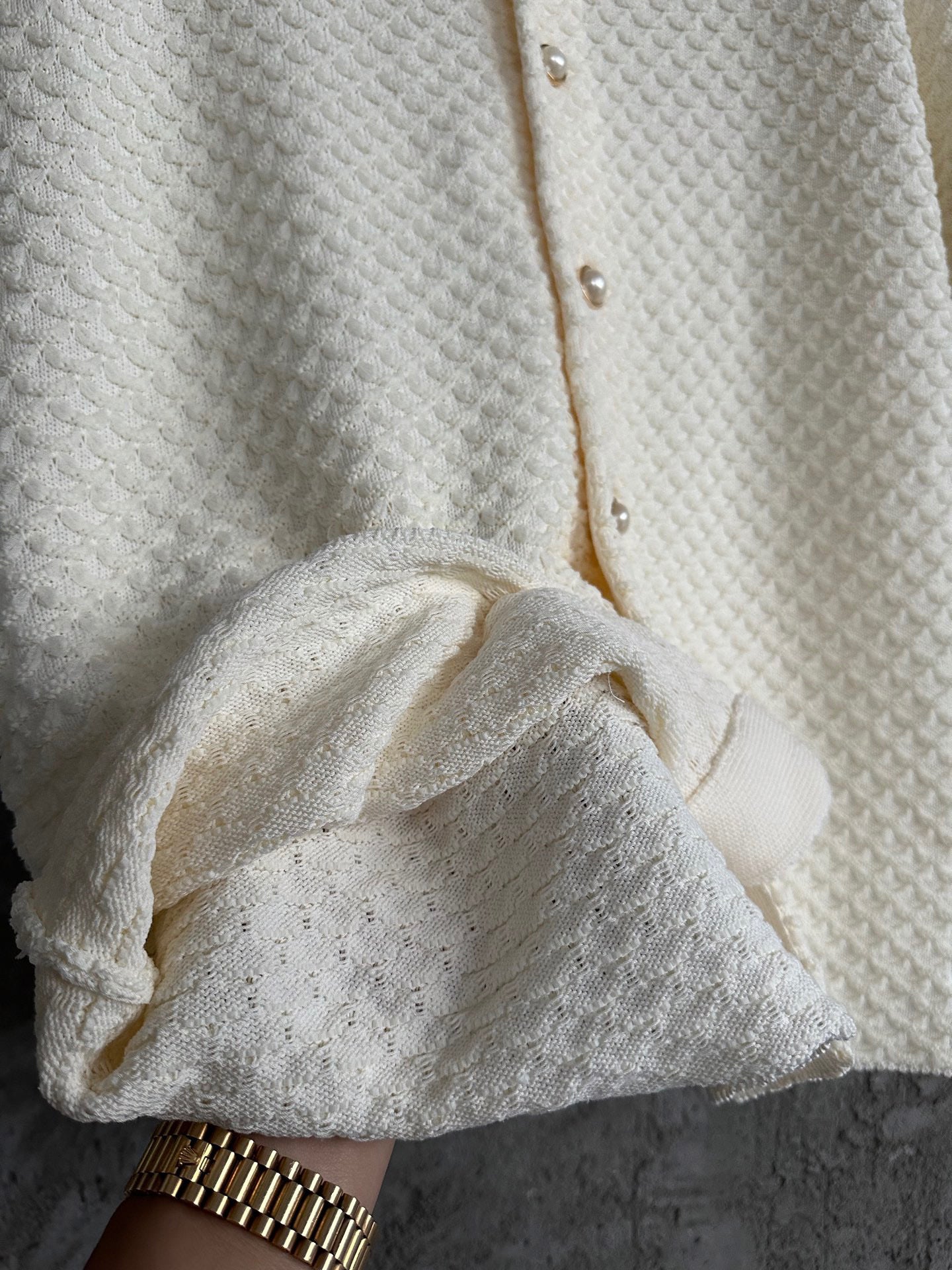 Casa B - Gothic Crochet Blanc Cassé