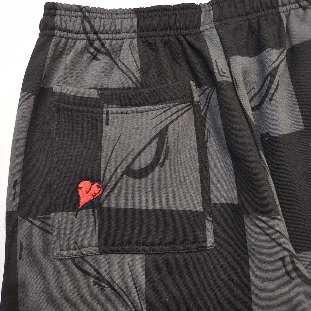 Pantalon Chrome Flamme à carreaux noir