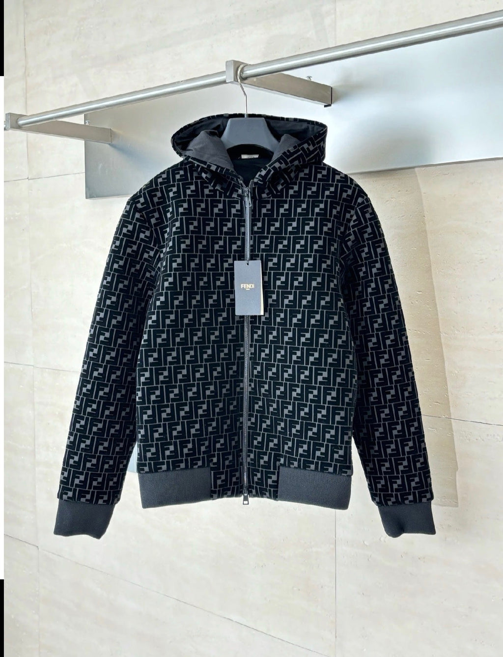 Veste FND NOIR DAIM 10/10