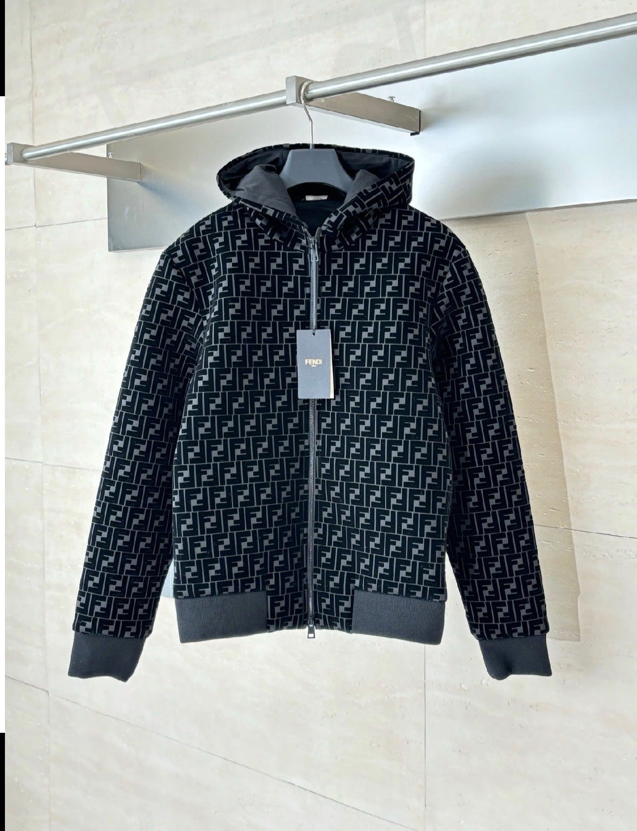 Veste FND NOIR DAIM 10/10