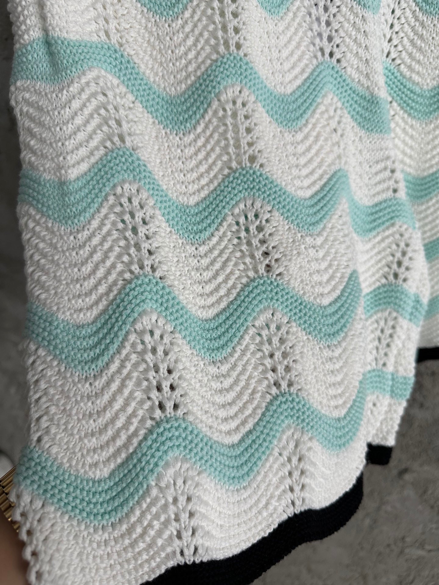 Casa B SHORT COTON CROCHETÉ GRADIENT WAVE