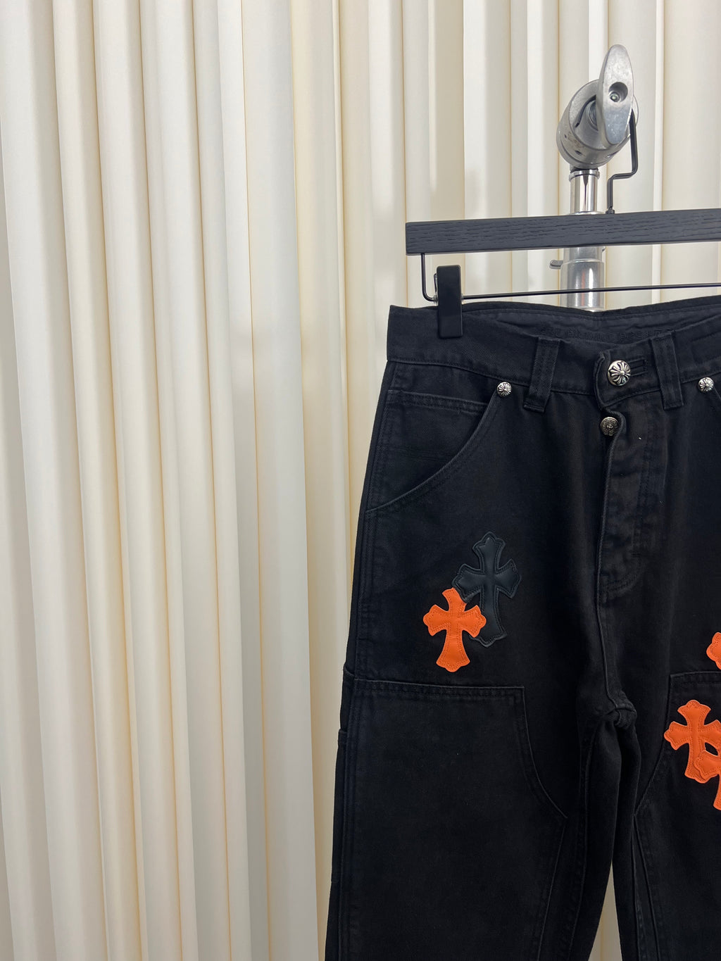 Jean Chrome Black & Orange