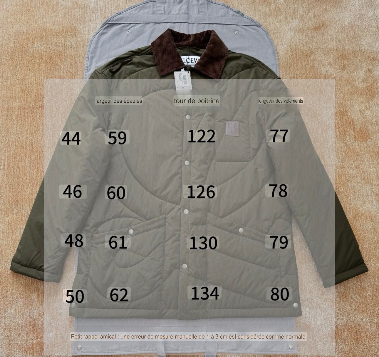 Loew logo patch Jacket Brown