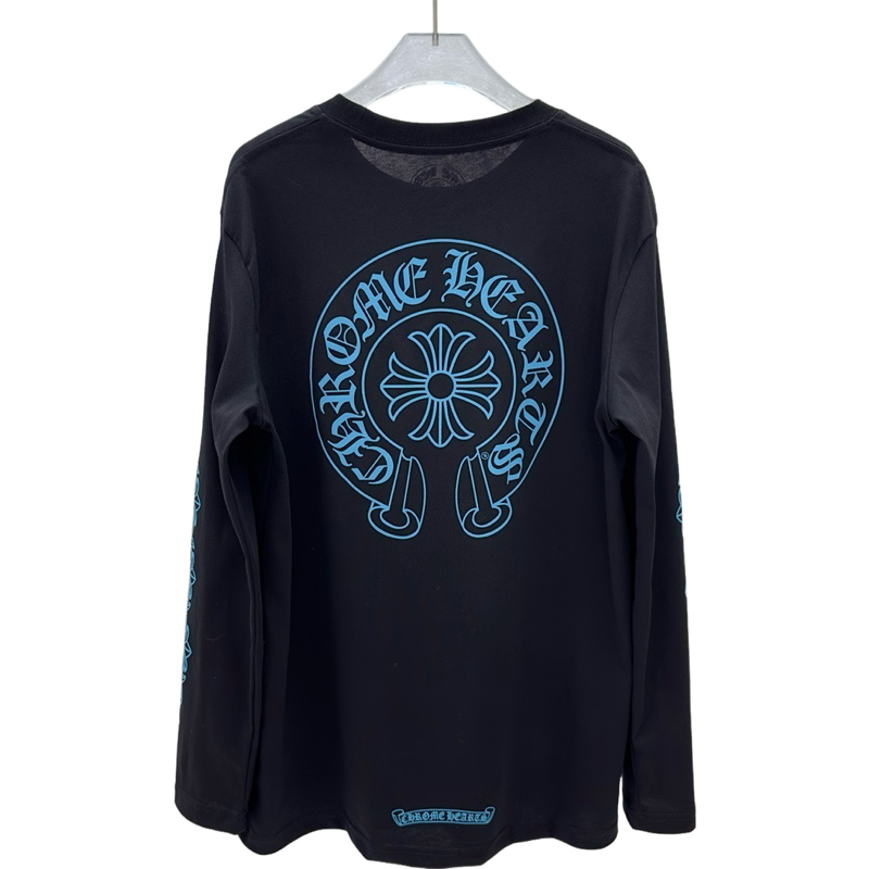 Long sleeves chrome black/blue