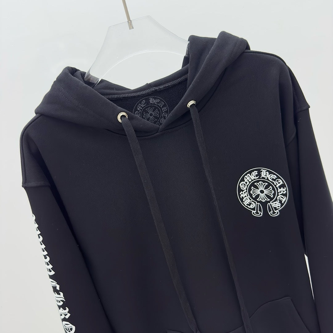 Sweat chrome noir / blanc