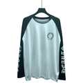 T shirt  Chrome white  black   sleeve