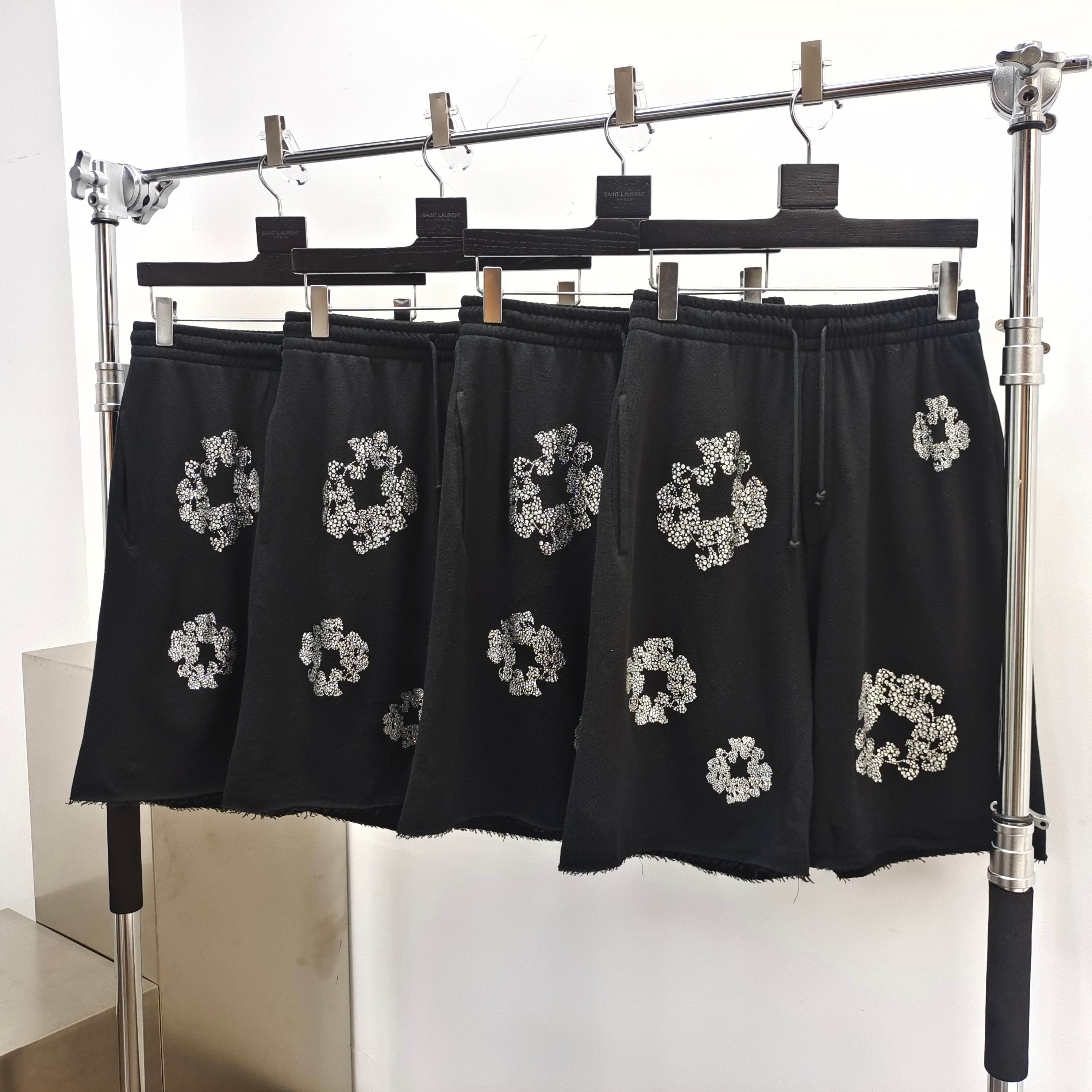 Short Denim.Trs black brillant