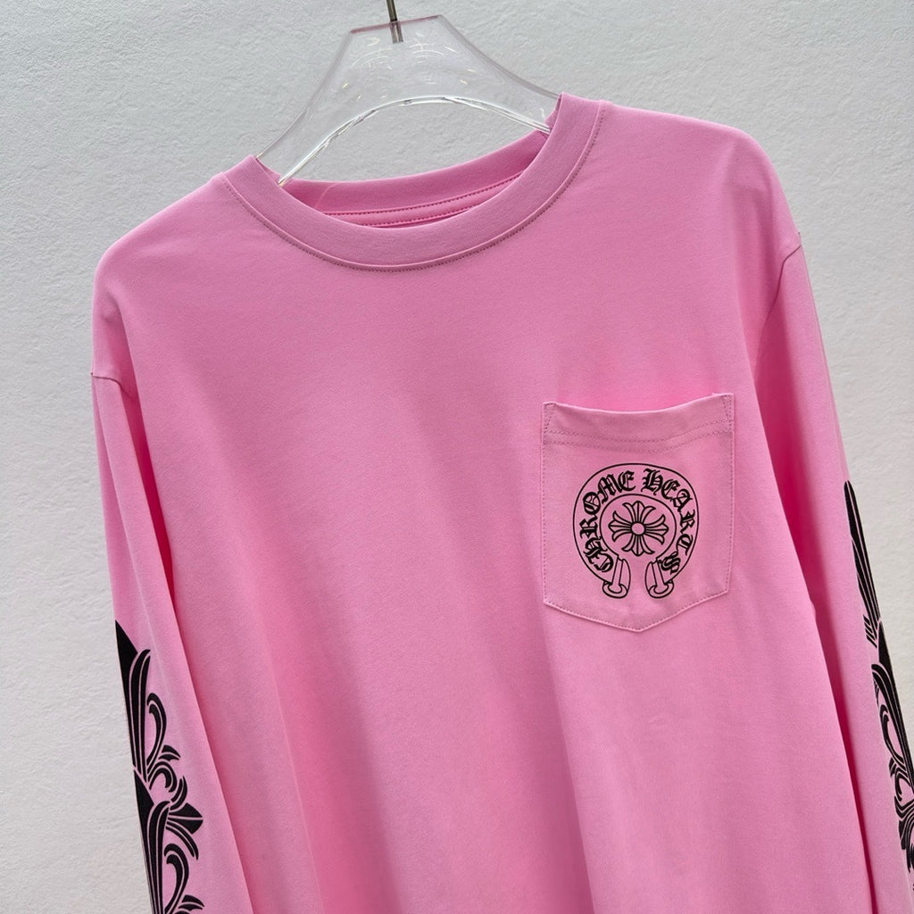 T shirt  Chrome pink long sleeve