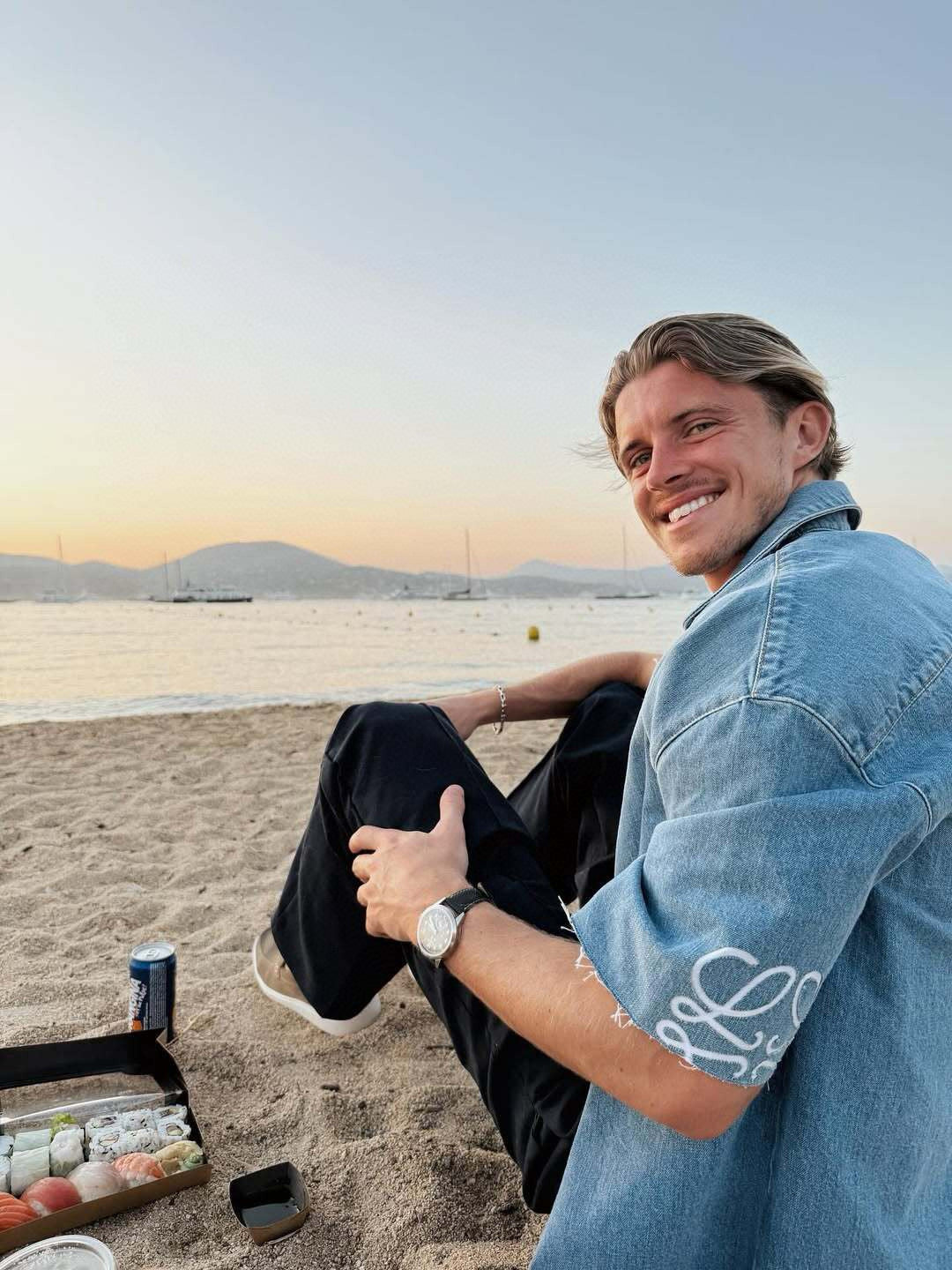 Chemise Anagramme Loew 10/10 bleu Denim