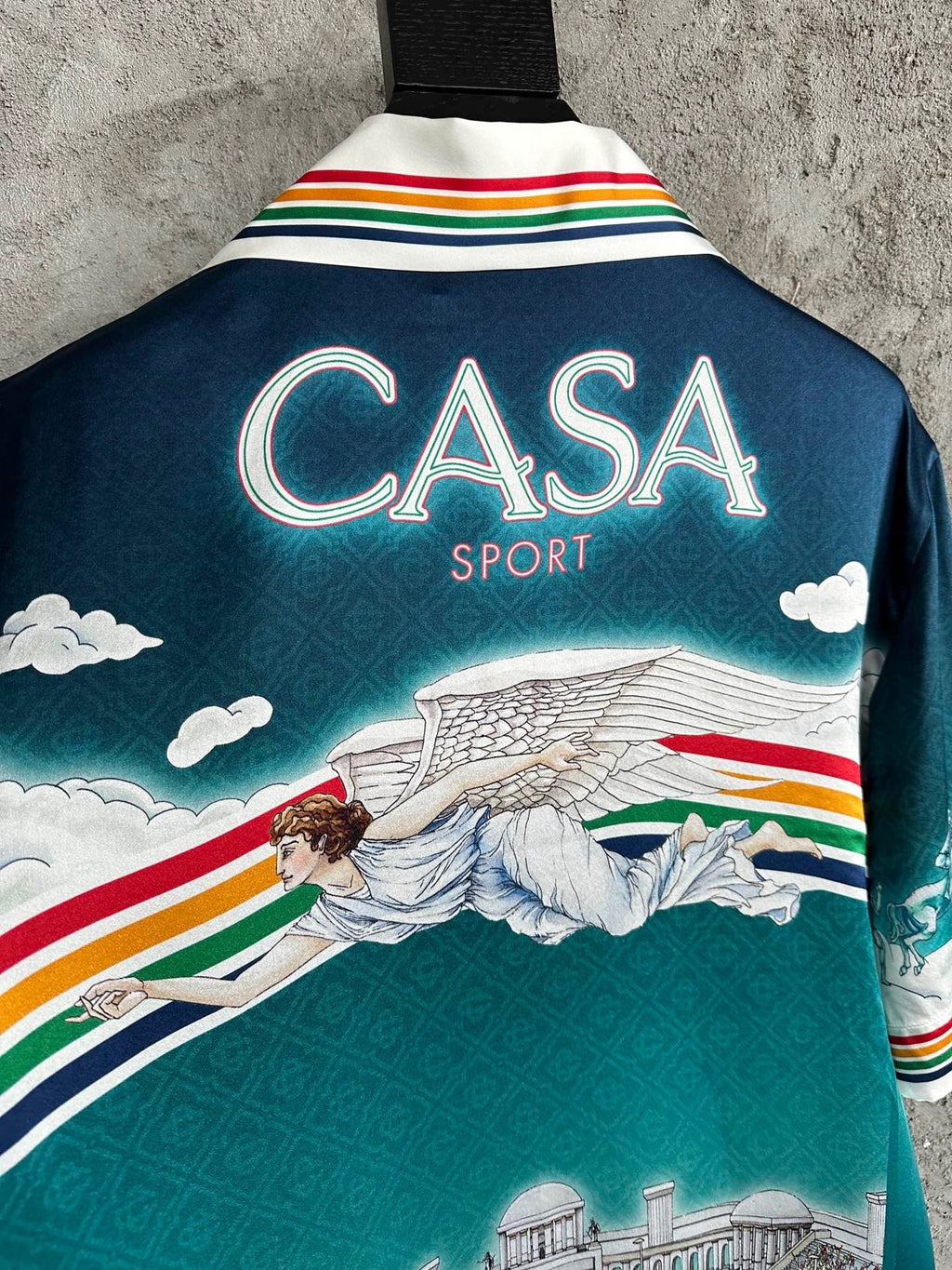 Casa B - Chemise en soie La Déesse du Stade