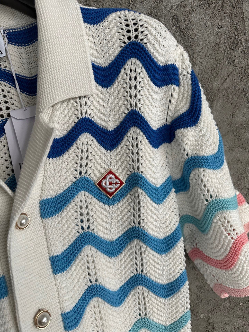 Casa B - Chemise Gradient Waves Miami