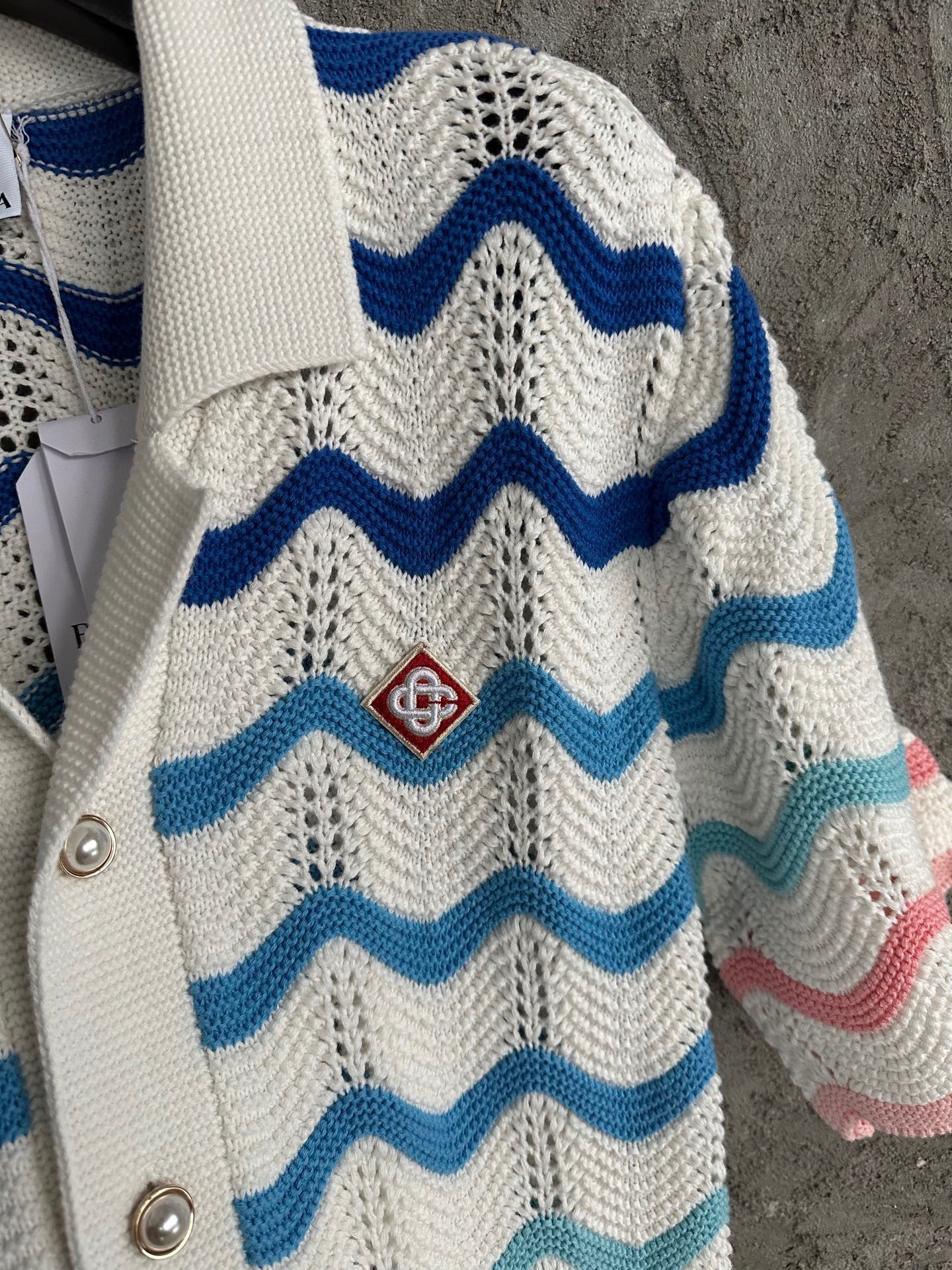 Casa B - Chemise Gradient Waves Miami