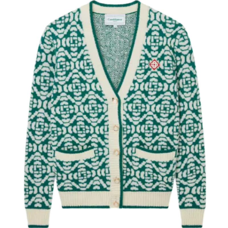Casa B - Cardigan classique Verde