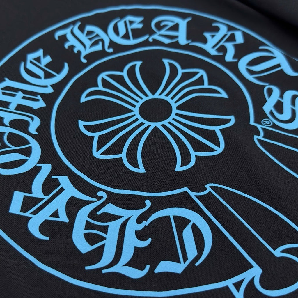 T shirt  Chrome Black Montaigne / BLUE long sleeve