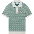 Casa B - Polo Jacquard Colonne verde