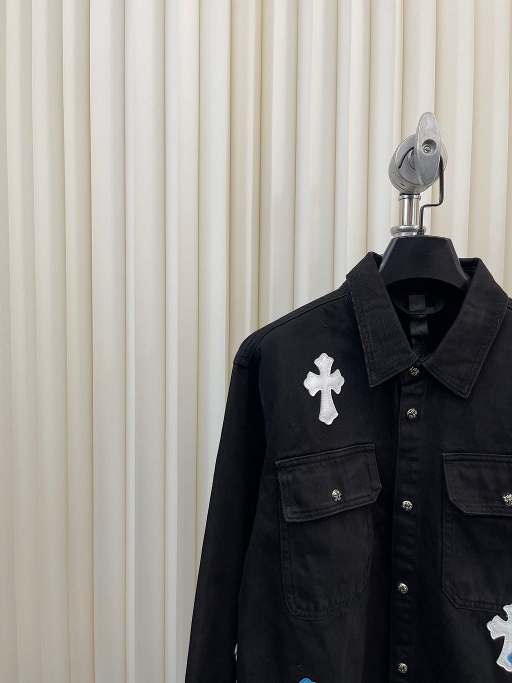 Veste Denim Black & Blue sky Chrome 2