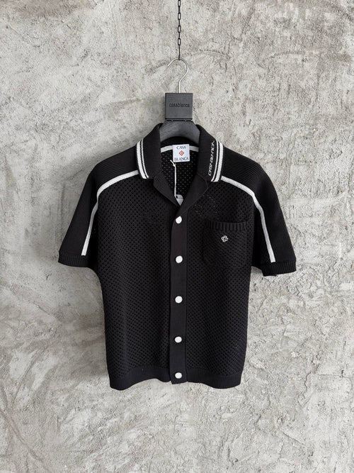 Casa B - Chemise crochet black 2026