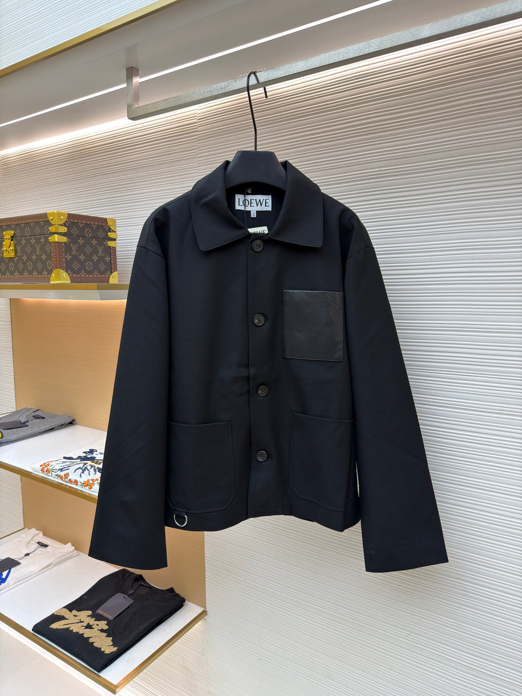 Cardigan en cachemire & laine utilitaire Loew