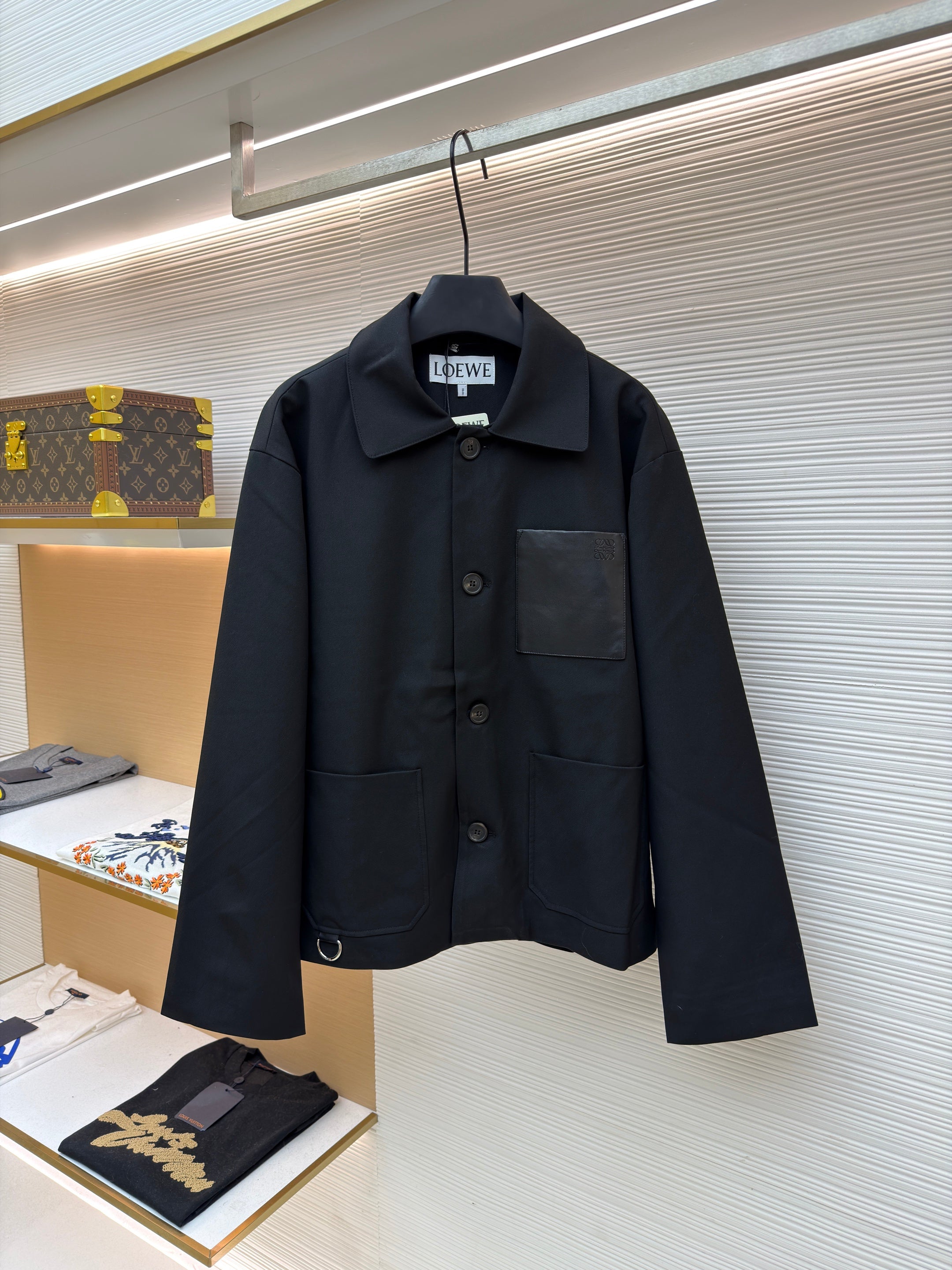 Cardigan en cachemire & laine utilitaire Loew