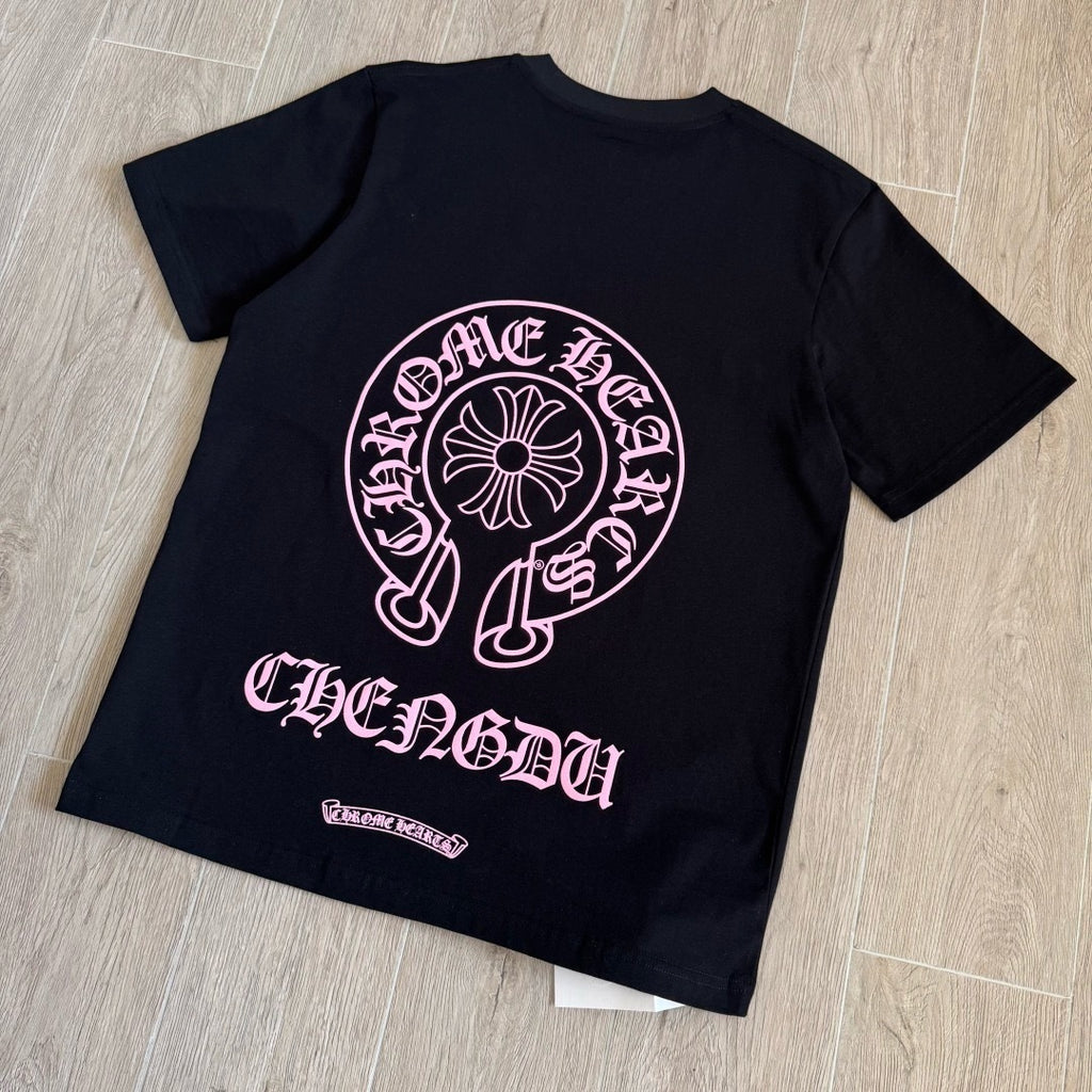 T shirt Chrome black rosé