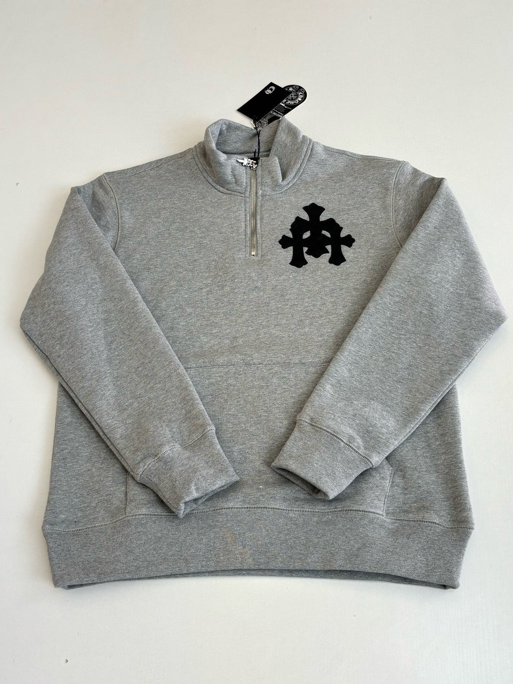 CHROME  Cemetery Cross quarter-zip sweatshirt