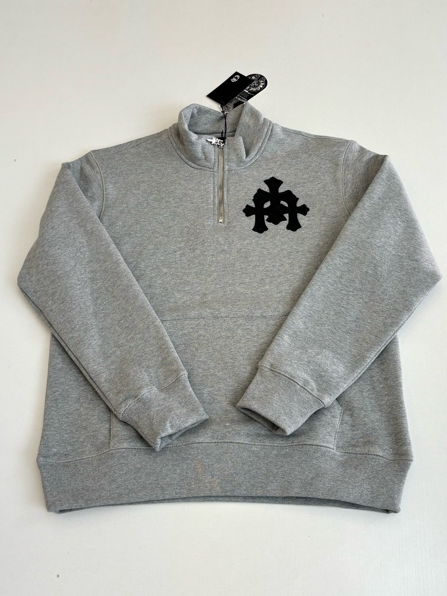 CHROME  Cemetery Cross quarter-zip sweatshirt