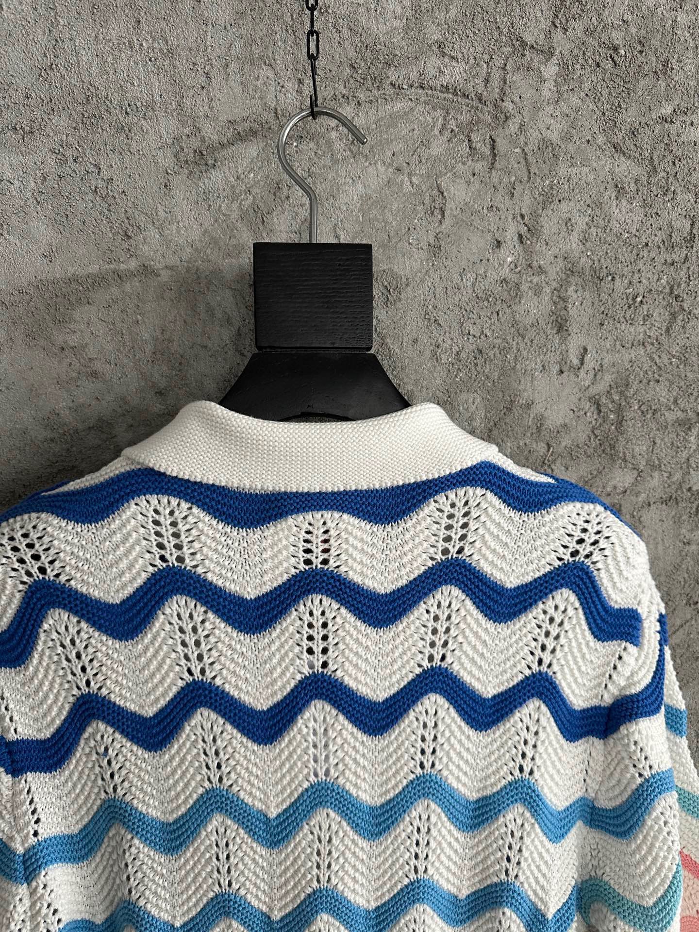 Casa B - Chemise Gradient Waves Miami