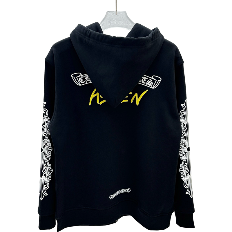 Gilet chrome noir / jaune