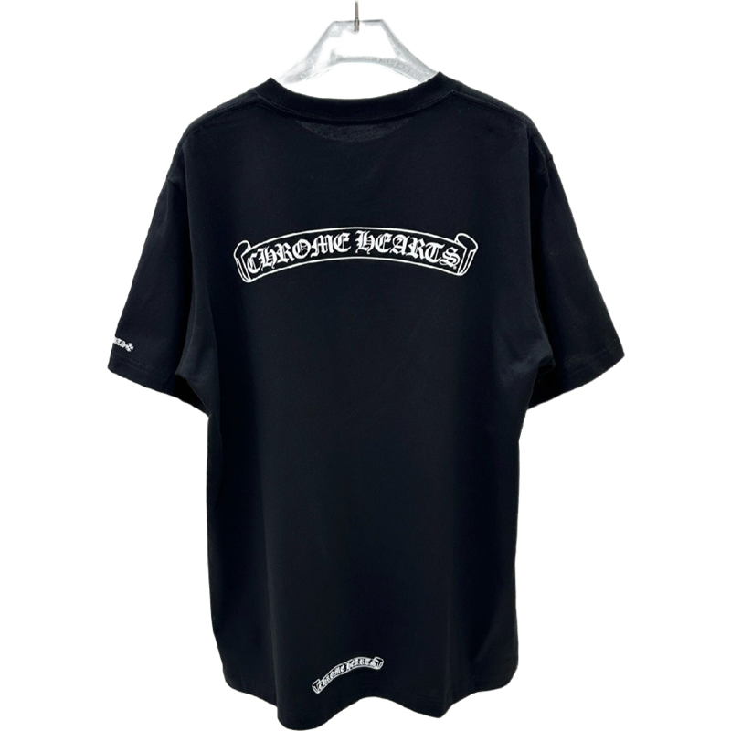 T shirt chrome Black and White