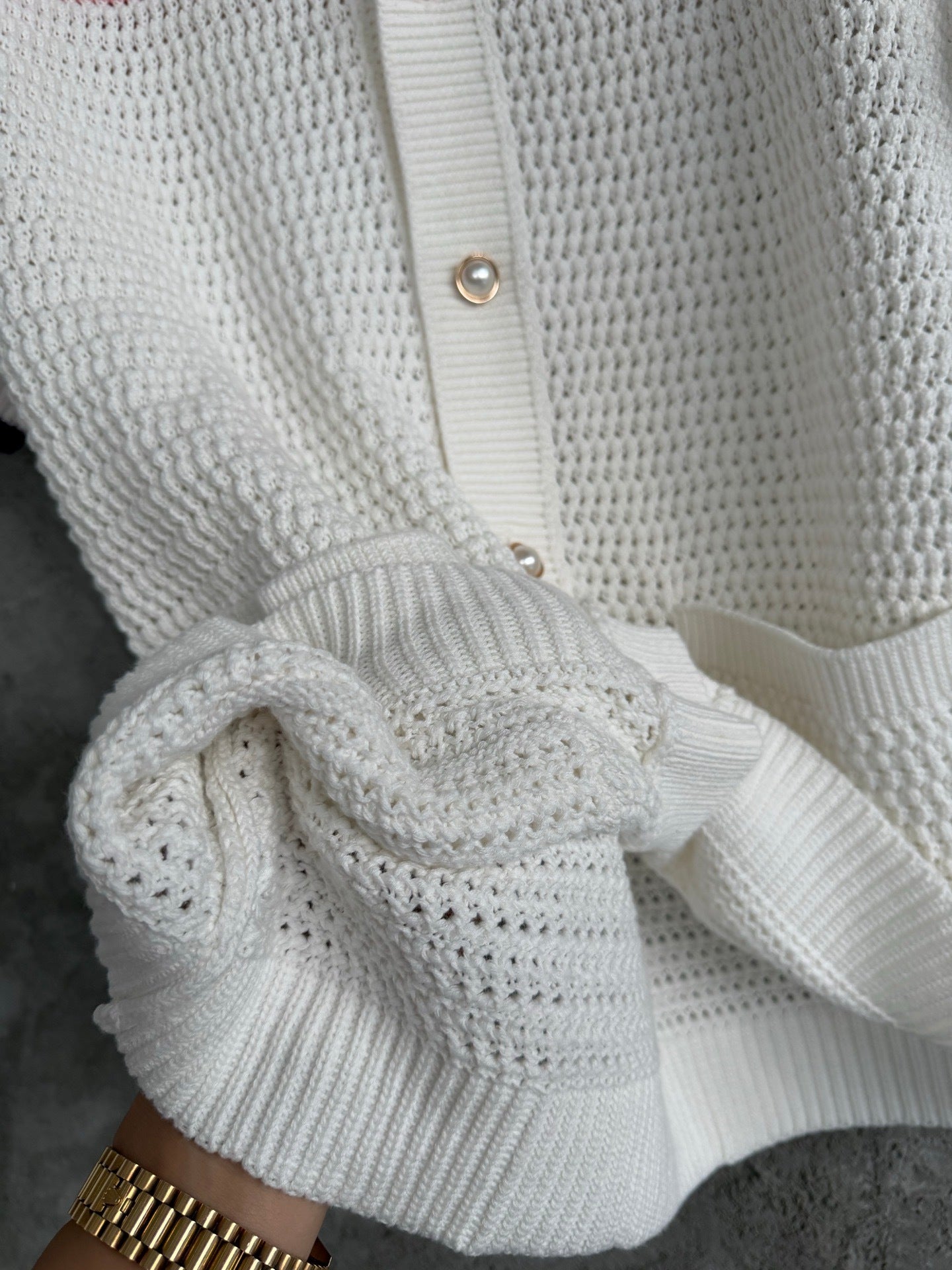 Casa B - Chemise crochet rouge 2026