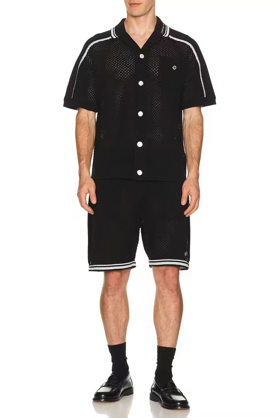 Casa B - Chemise crochet black 2026