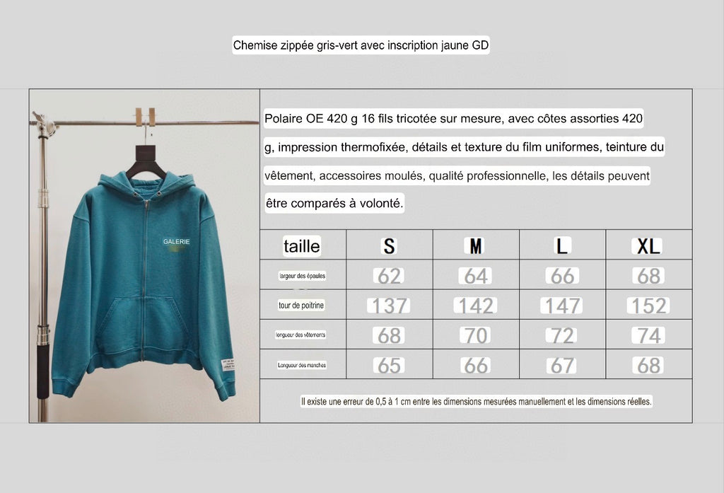 Veste Gallery bleu / vert