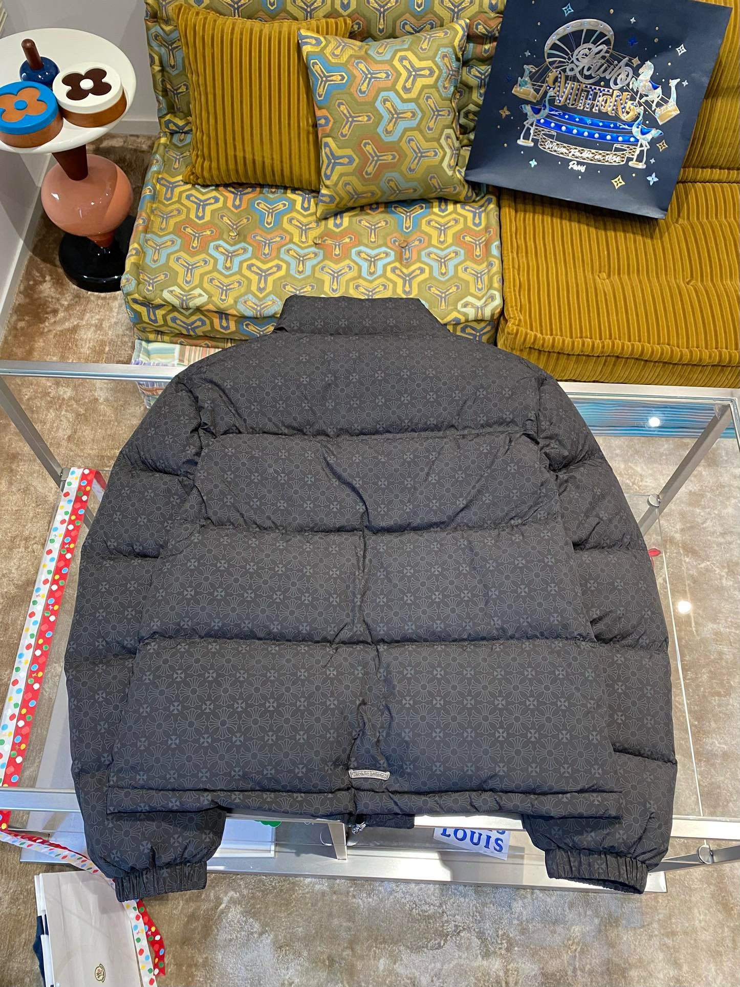 Doudoune chrome black