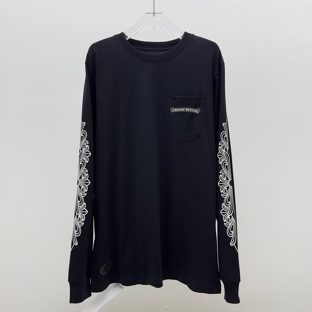 T shirt  Chrome Black Rosé sleeve