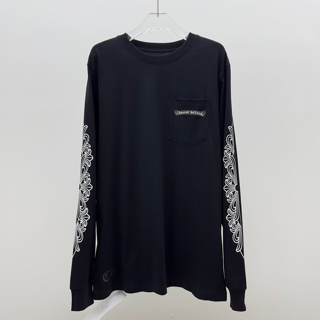T shirt  Chrome Black Rosé sleeve