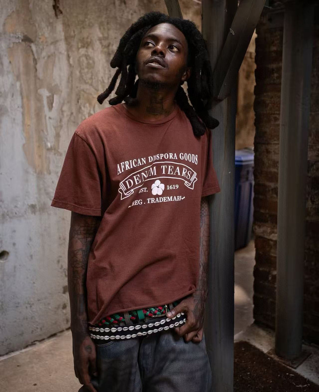 T shirt DTEARS Brown