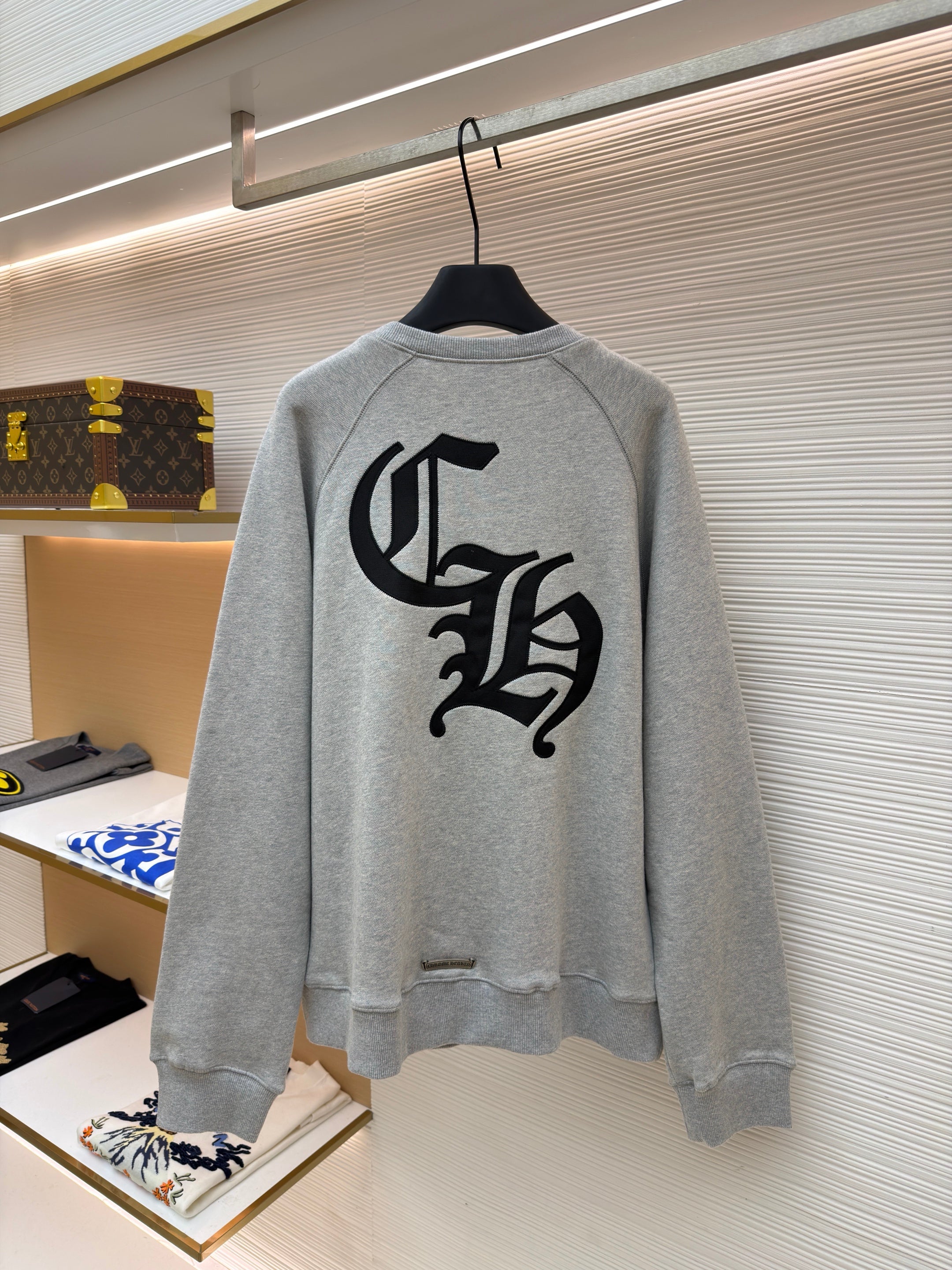 Pull Chrome grise 10/10