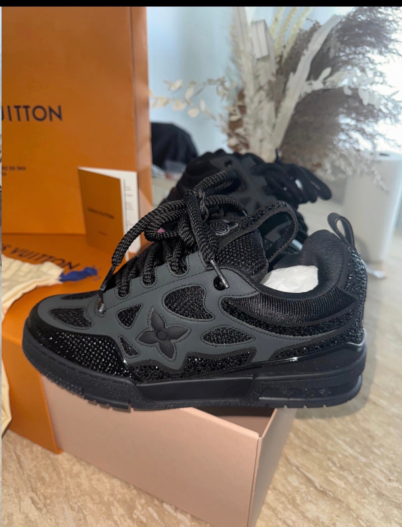 Skate Swarovski noir V3S