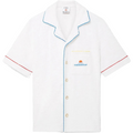 Casa B CHEMISE À MANCHES COURTE BLANCHE TISSU MONOGRAM