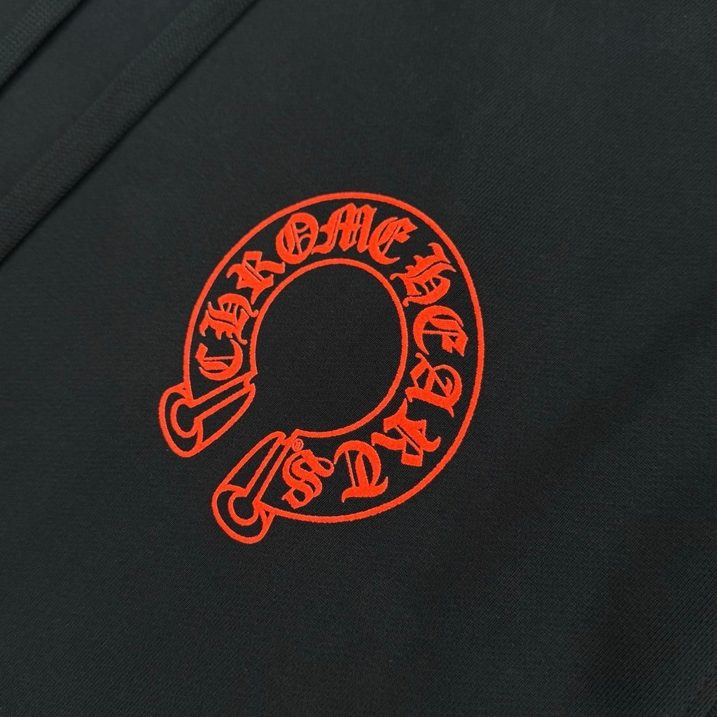 Sweat chrome noir / rouge